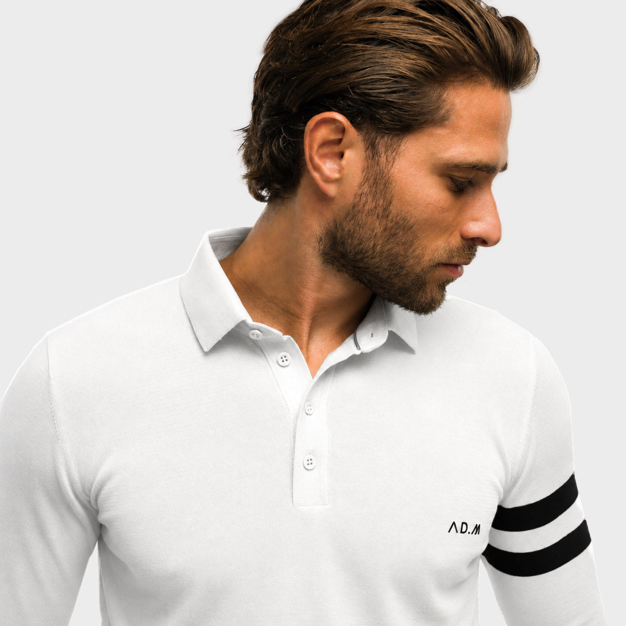 The Polo Longsleeve Mercerized Stripes
