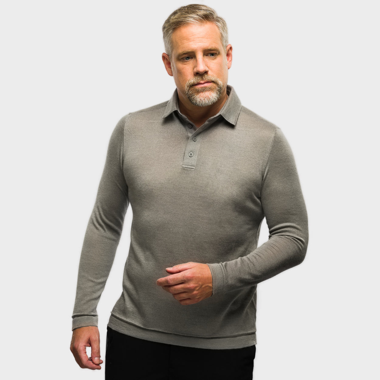 The Polo Longsleeve Cashmere Silk