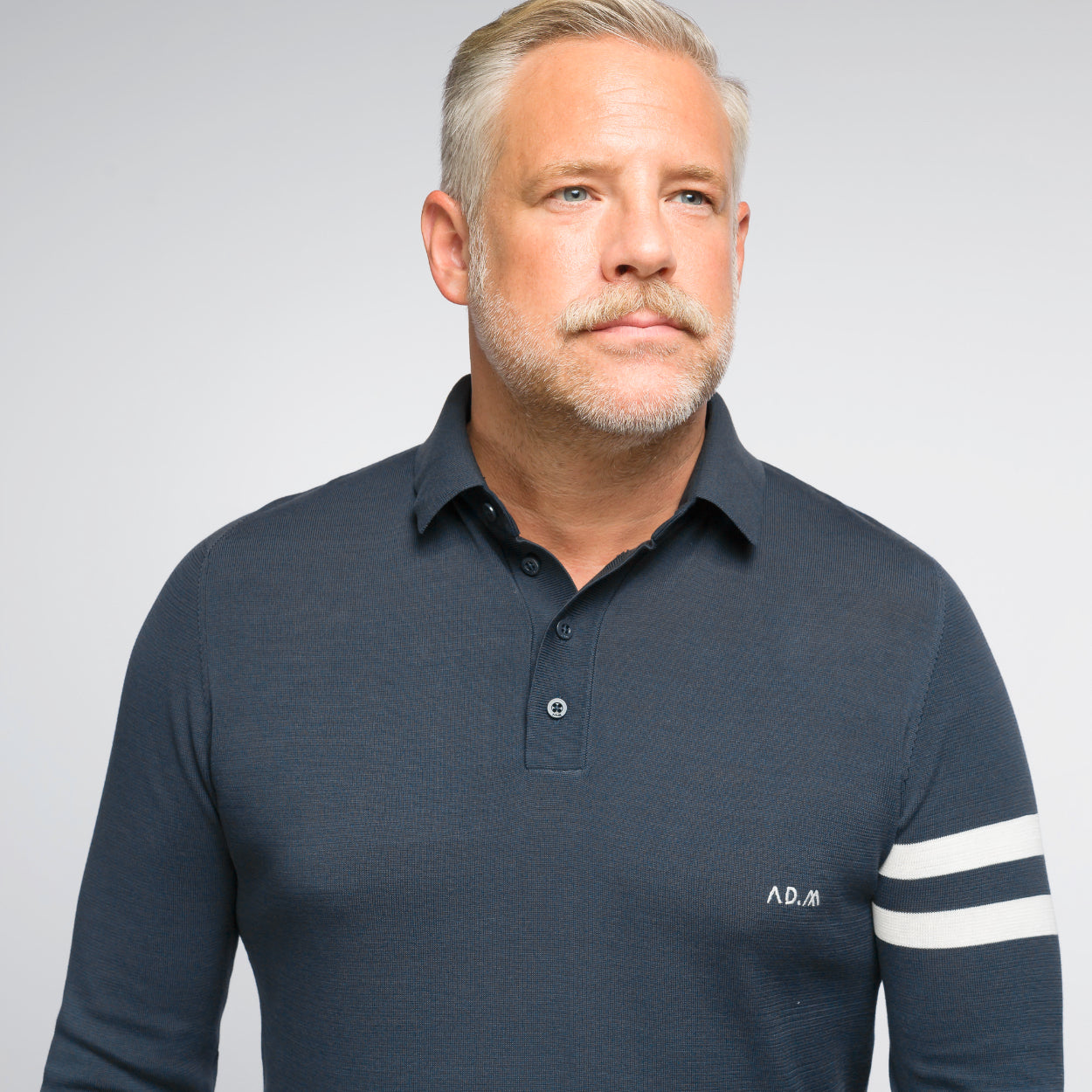 The Polo Longsleeve Mercerized Stripes