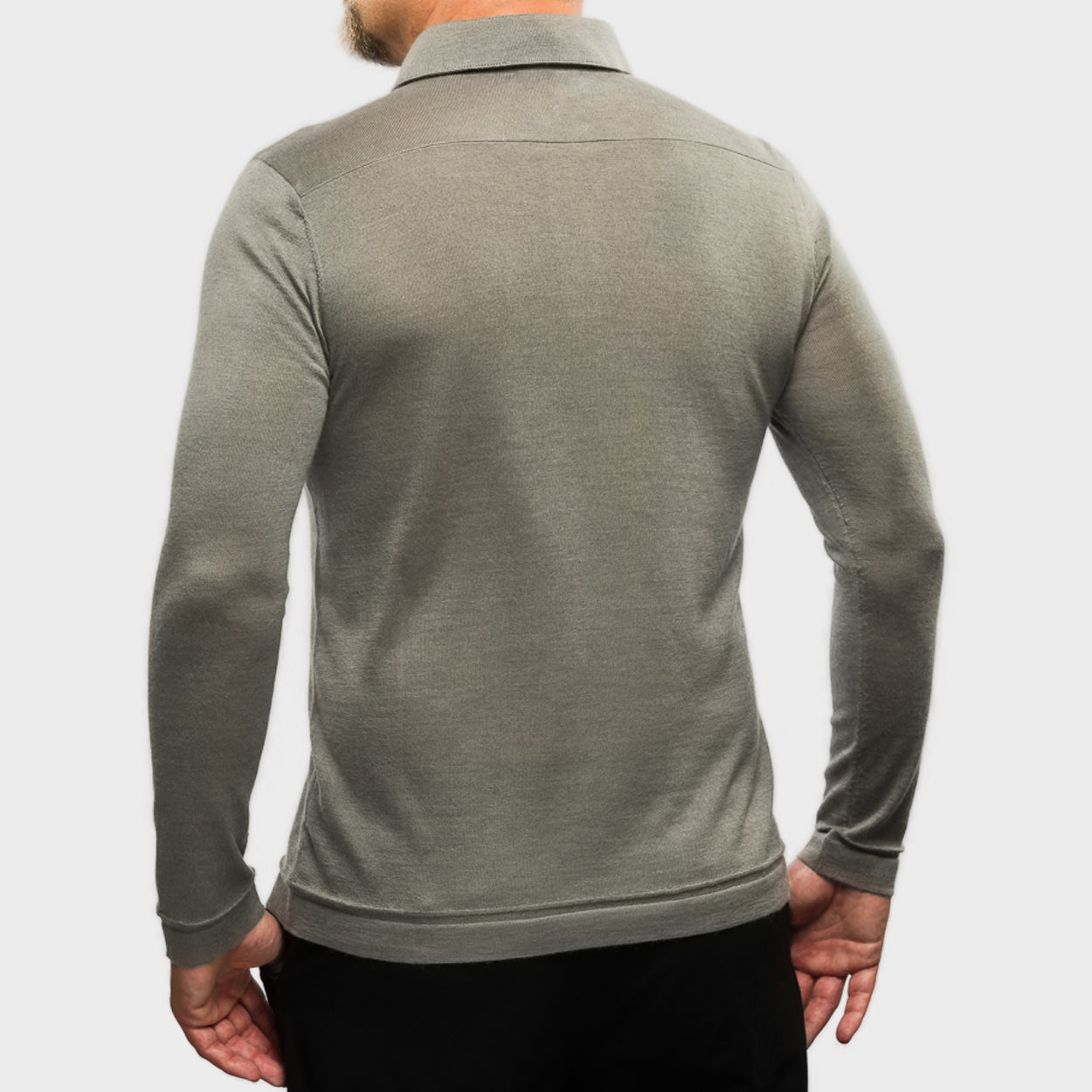 The Polo Longsleeve Cashmere Silk