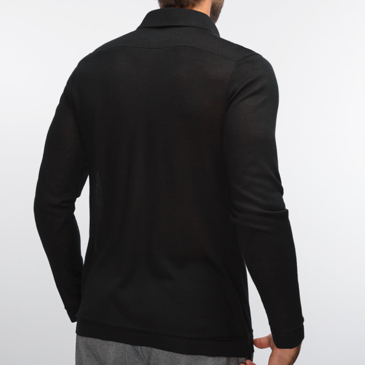 The Polo Longsleeve Cashmere Silk