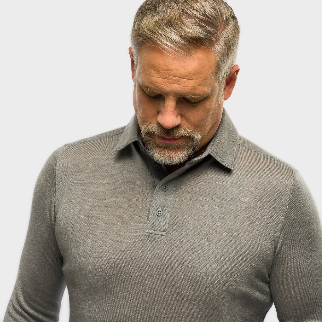 The Polo Longsleeve Cashmere Silk