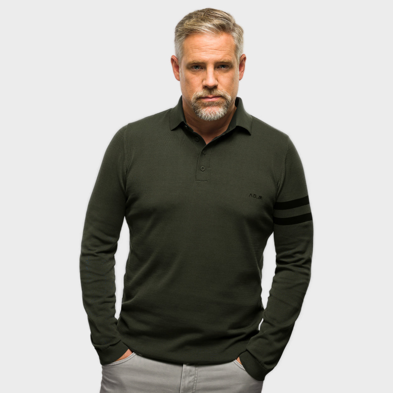 The Polo Longsleeve Mercerized Stripes