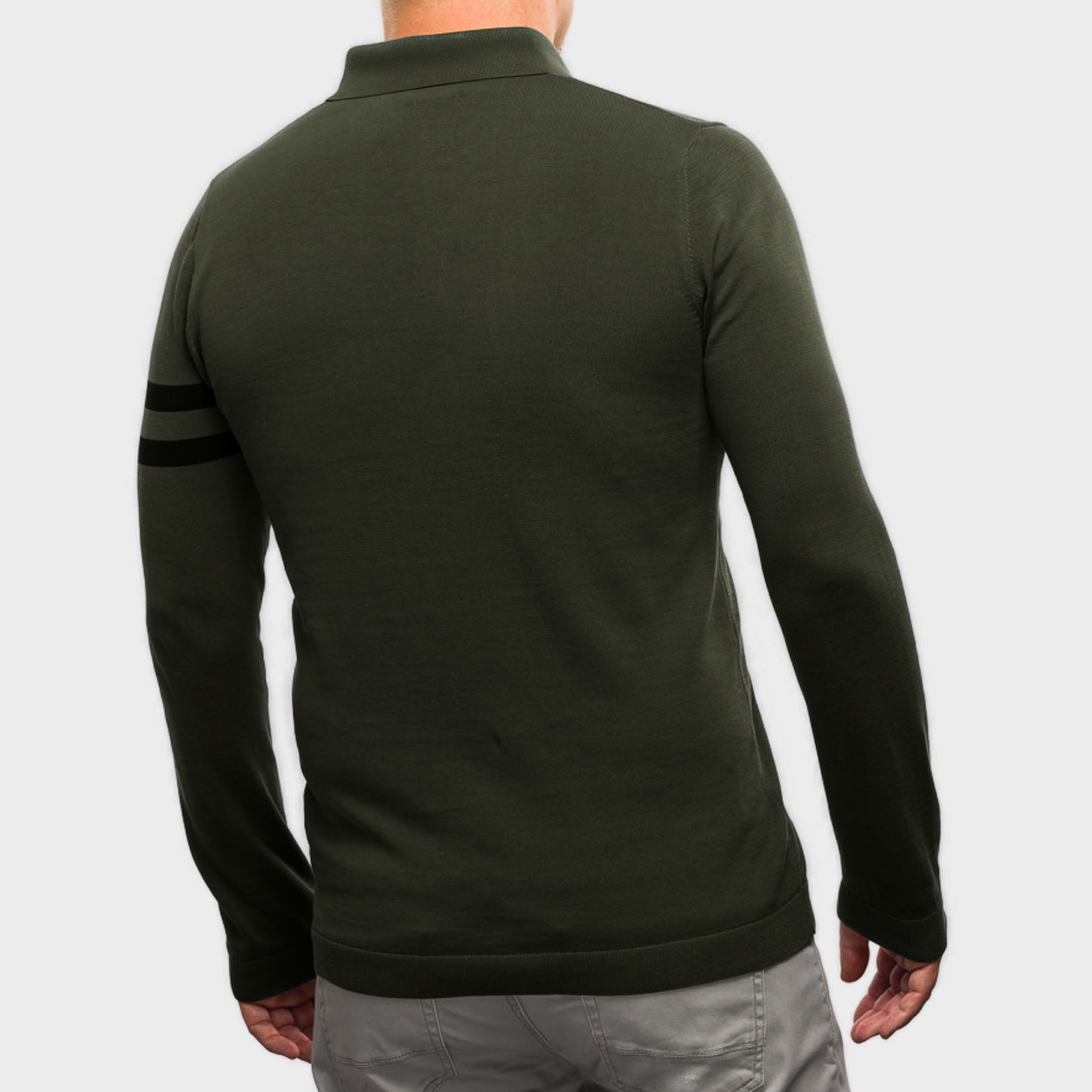 The Polo Longsleeve Mercerized Stripes